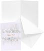 Botanical Design Multipack of 10 Thank You Cards with Envelopes