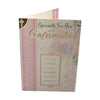 Especially For You Girl Dove Pink Design Confirmation Religious Greeting Card