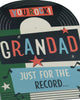 Pop-Up Record Design for Grandad Father's Day Card