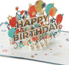 3D Pop-Up Colourful Birthday Banner Design Card