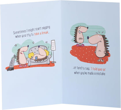 Fun Design Husband Anniversary Card