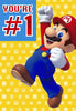 Mario Brothers Design You're #1 Father's Day Card