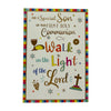 For Son Walk In The Light First Holy Communion Religious Card