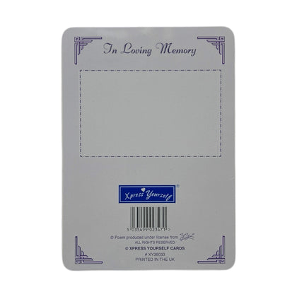 In Loving Memory Missing You On Your Birthday Daughter Keepsake Graveside Card