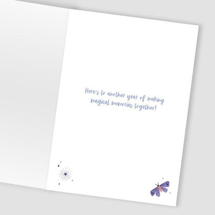 Flowerful Wonderland!  Mummy You're Magic Contemporary Birthday Card