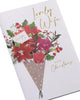 Bouquet Design Wife Christmas Card