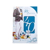 As You Celebrate 40th Birthday Open Male Celebrity Style Card