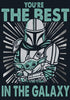 Star Wars Mandalorian You're the best in the Galaxy Father's Day Card