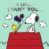 Peanuts Snoopy A Little Thank You Card