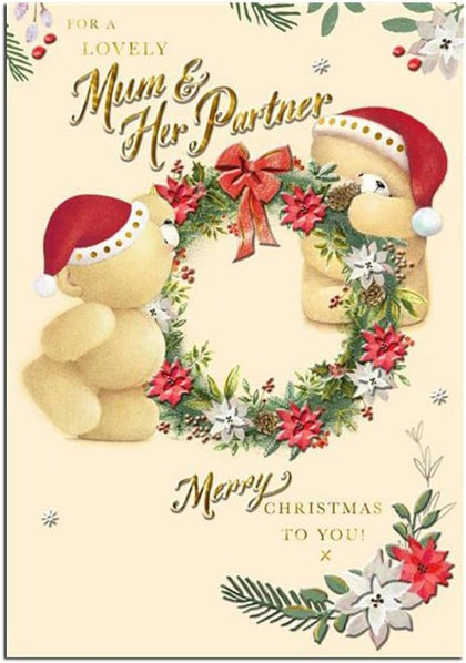 Forever Friends Mum & Partner Christmas Card