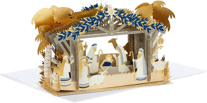 Nativity Scene 3D & Pop Up Christmas Card Card