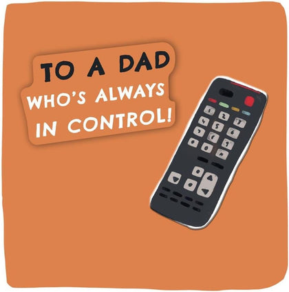 Remote Control Design Dad Father's Day Card