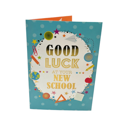 Good Luck For Your New School Card