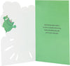 Green Monster Design Good Luck Card