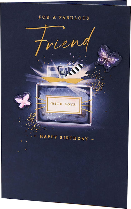 Perfume Design Fabulous Friend Birthday Card