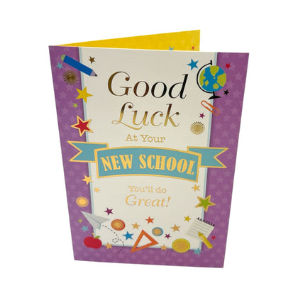 Good Luck At Your New School You'll Do Great Greeting Card