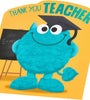 Cute Character Design Thank You Teacher Card