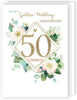 Memories Golden Wedding Anniversary 50years Congratulations Card