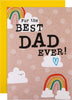 Fold-out and Colour-in Banner Design Dad Father's Day Card