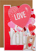 Contemporary Pull Out Design One I Love Valentine's Day Card