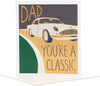 Gold Foil Car Design From The Camden Collection Dad Birthday Card