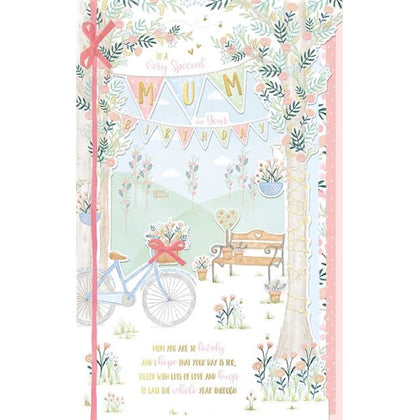 Bunting Design Mum Birthday Card