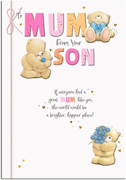 Forever Friends Mum from Son Mother's Day Card