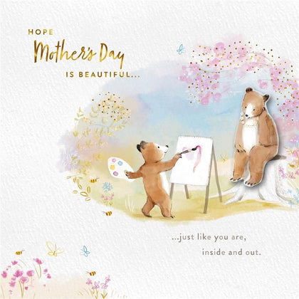 Beautiful Just Like You Are Inside and Out Mother's Day Card