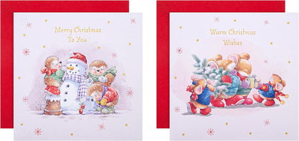 Contemporary Country Companions Designs Pack of 16 Charity Christmas Cards