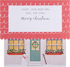 2X Cards Christmas Card for Mum and Dad Classic Pop-up 3D House Design