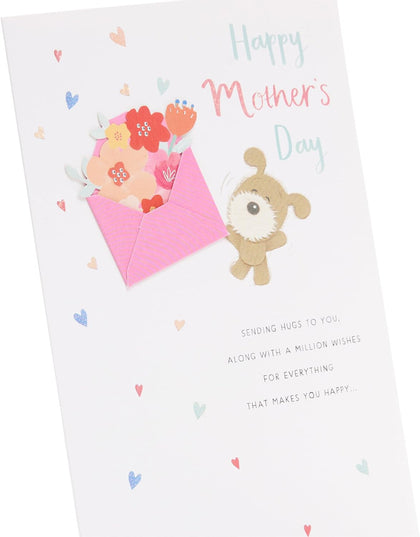 Cute Dog Design Mother's Day Card