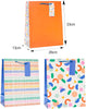 Colourful Designs Multipack of 3 Large Gift Bags for Teacher Appreciation, Graduation, Birthdays, Passing Exams