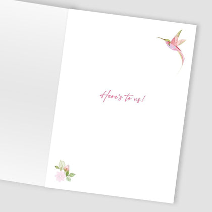 Humming Cheers! Beautiful Wife Anniversary Card