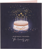 Starry Cake Design Birthday Blank Card