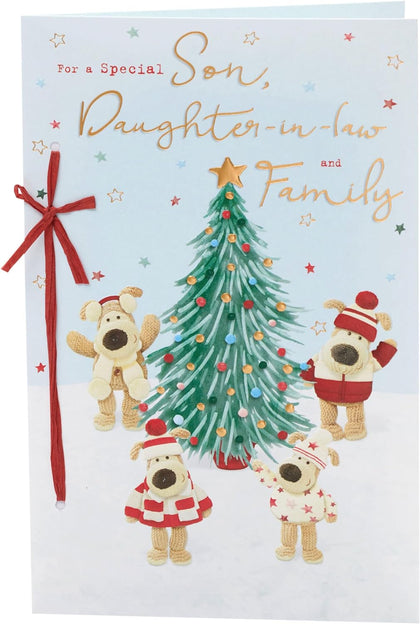 Boofle Son, Daughter-In-Law & Family Christmas Card