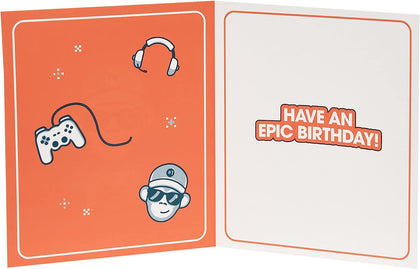 Monkey Legend Gamer Nephew Birthday Card