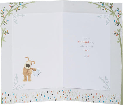 Boofle Cute Design Ribbon Attachment Father's Day Card