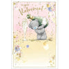 Bear With Champagne Retirement Card