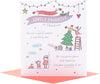 Heartfelt Doodle Design Daughter Christmas Card