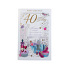 40 Today Open Female Birthday Opacity Card