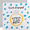 Contemporary Illustrated Design Engagement Congratulations Card