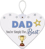 DAD HeartFelts Hanging Plaque