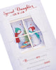 Window Snowman Design Daughter & Son-in-Law Christmas Card