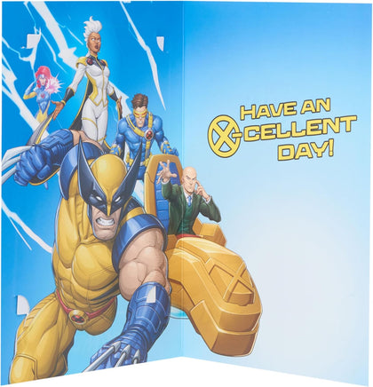 Marvel X-Men  3D Keepsake Design Birthday Card