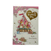 On Your Wedding Day Yacht and Hearts Congratulations Card