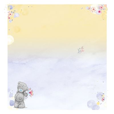 Bear Holding Flower Thank You Card