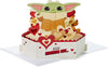 Paper Wonder Star Wars Baby Yoda Pop Up Card (Reaching Out) for Anniversary, Mother's Day, Father's Day, Birthday, Valentine's Day