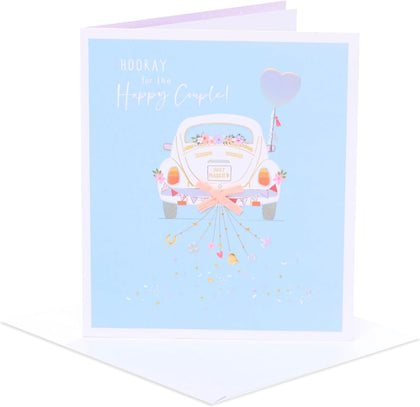 Stylish and Heartfelt Message Design Wedding Congratulations Card