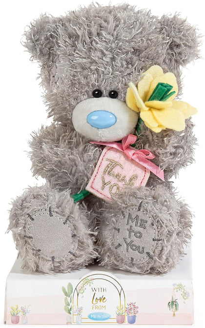 Me To You 'Thank You' Plush Bear On Gift Plinth 15cm High