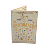 Son On Your Graduation Stars Design Congratulations Card